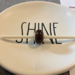 Retired authentic Pandora Dark Wood Bead